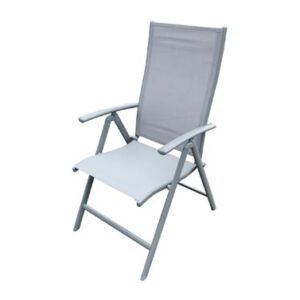 SILLON POSICION ALUMINIO TEXTILENE GRIS - SILVER