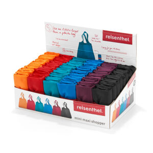 BOLSA COMPRA MINI MAXI PLEGABLE DISPLAY - LISO - SURTIDO