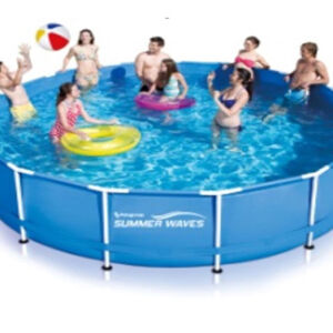 PISCINA REDONDA TUBULAR CON DEPURADORA - Ø 457 X 122 CM