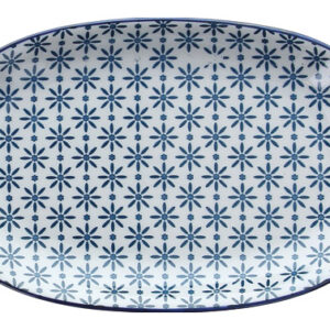 Bandeja oval porcelana sapa 23 cm Tognana