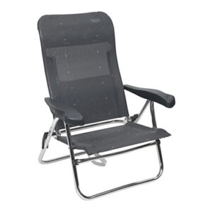Silla playa 7 posiciones Gris Crespo