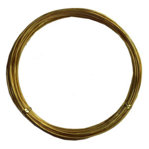Alambre aluminio rollo oro 1,5 mm x 5 m Clavex