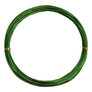 Alambre aluminio rollo verde 1,5 mm x 5 m Clavex