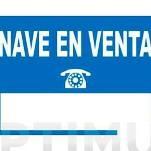 Cartel nave en venta' 420 x 297 mm Serigrafia Mataro