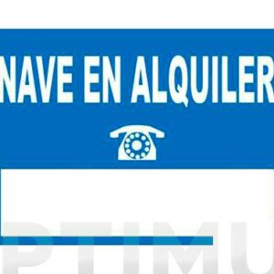 Cartel nave en alquiler 420 x 297 mm Serigrafia Mataro