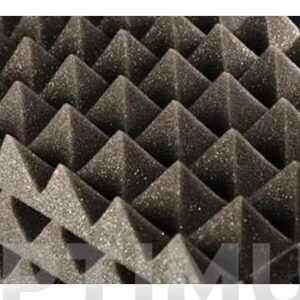 Espuma acustica piramide autoadhesiva 8 uds. 45 x 45 x 4,3 cm
