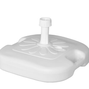 Pie parasol rellenable altea 18 litros 18-33 mm blanco